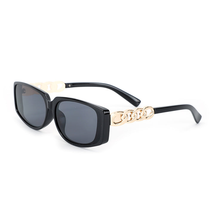 Women's square designer sunglasses with gold details Stornfield
