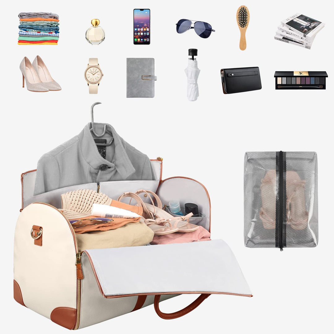 Stylish travel bag with integrated suit compartment Stornfield
