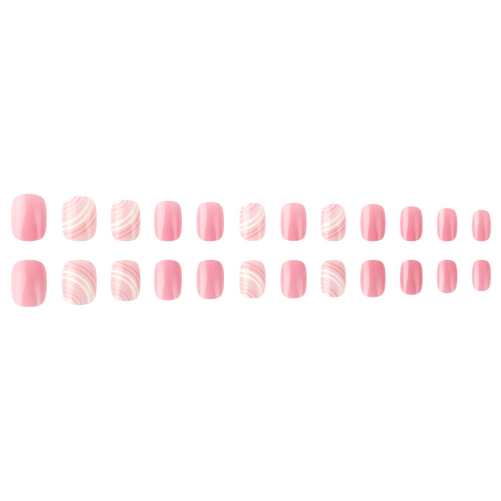 Artistic Pink Gel Nail Art Set Stornfield