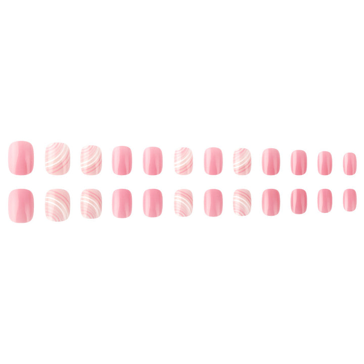 Artistic Pink Gel Nail Art Set Stornfield
