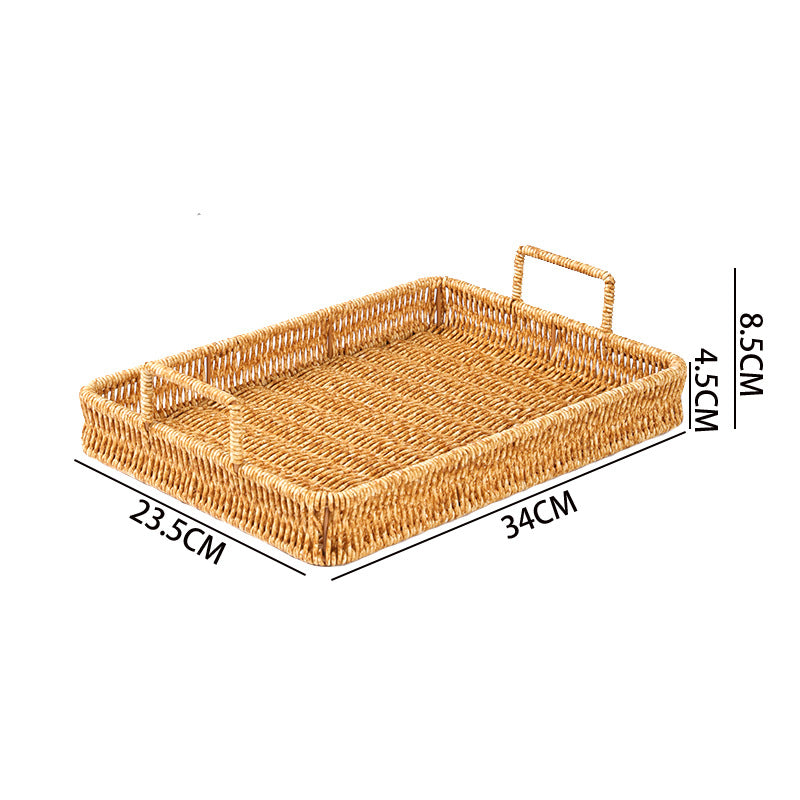 Handcrafted Woven Serving Tray Stornfield