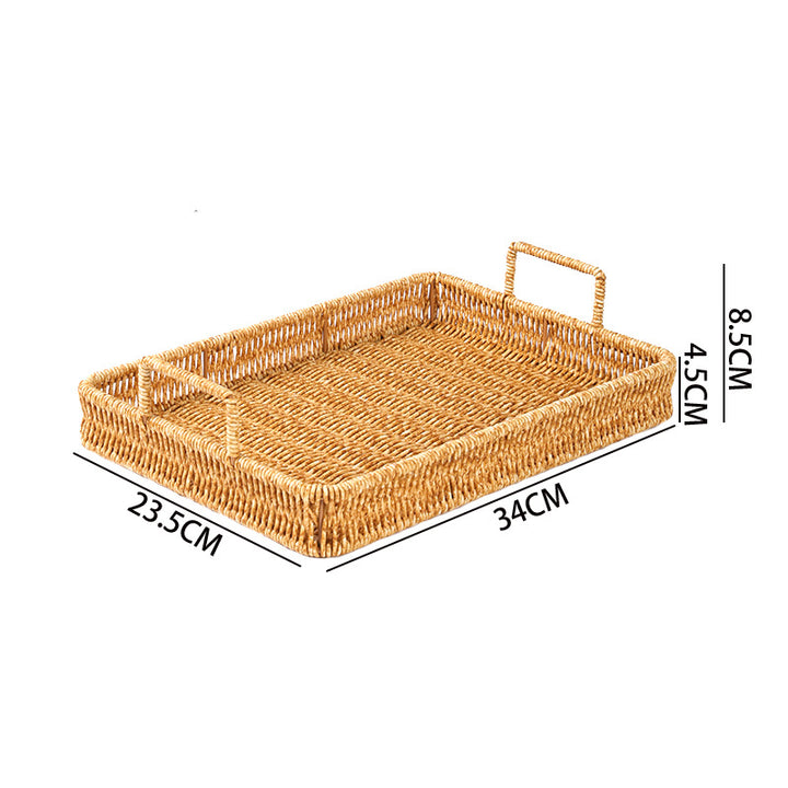 Woven Rectangular Serving Tray Stornfield