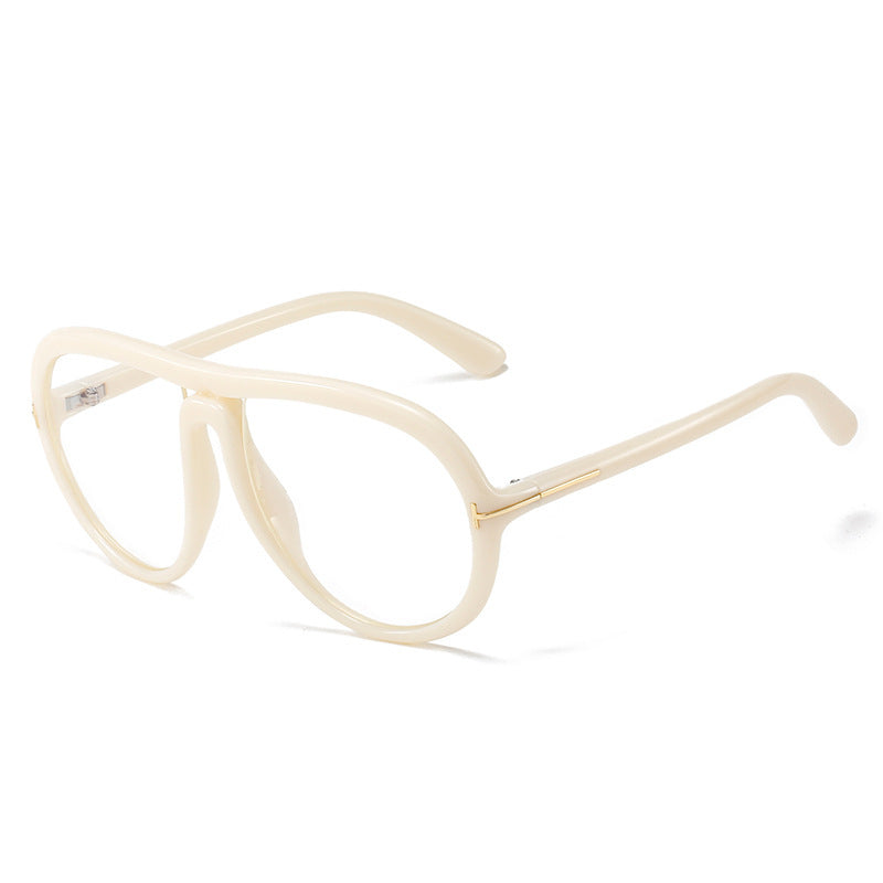 Oversized Fashionable Transparent Pink Sunglasses Stornfield