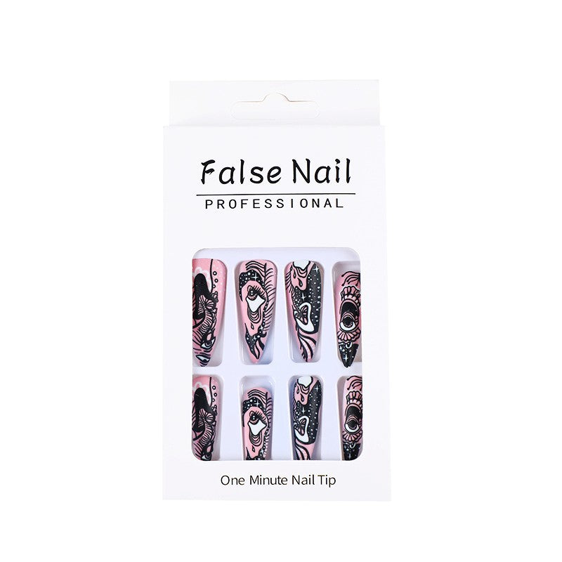 Art nails with artistic motifs Stornfield