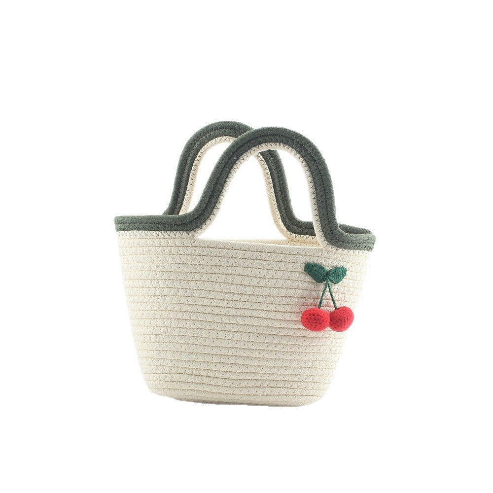Picnic bag with cheerful fruit pattern Stornfield