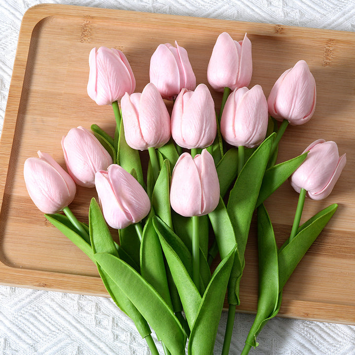 Realistic Artificial Tulip Bouquet