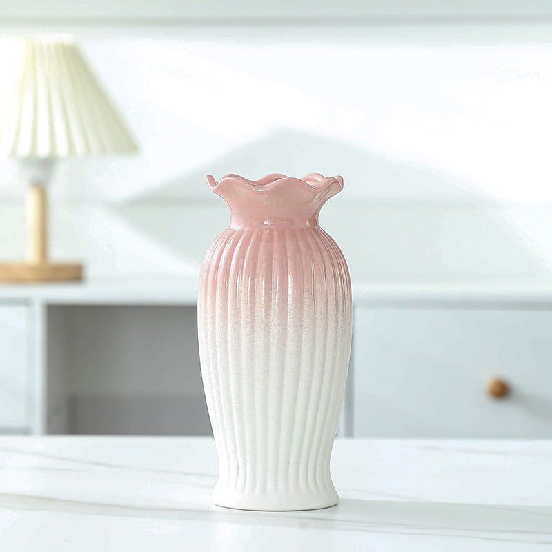Elegant Floral Design Ceramic Vase Stornfeild