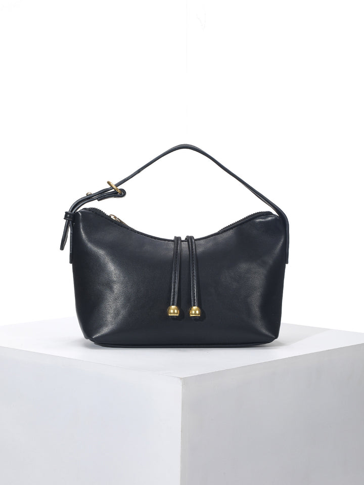 Textured Woven Shoulder Bag