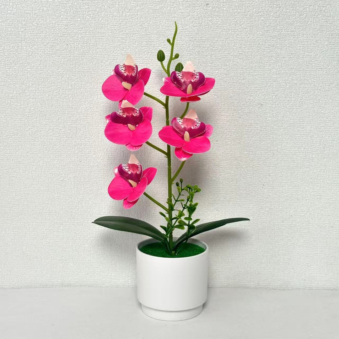 Artificial Orchid Floral Arrangement for Home Decor and Display