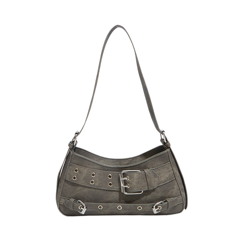 Stylish Buckle Detail Handbag