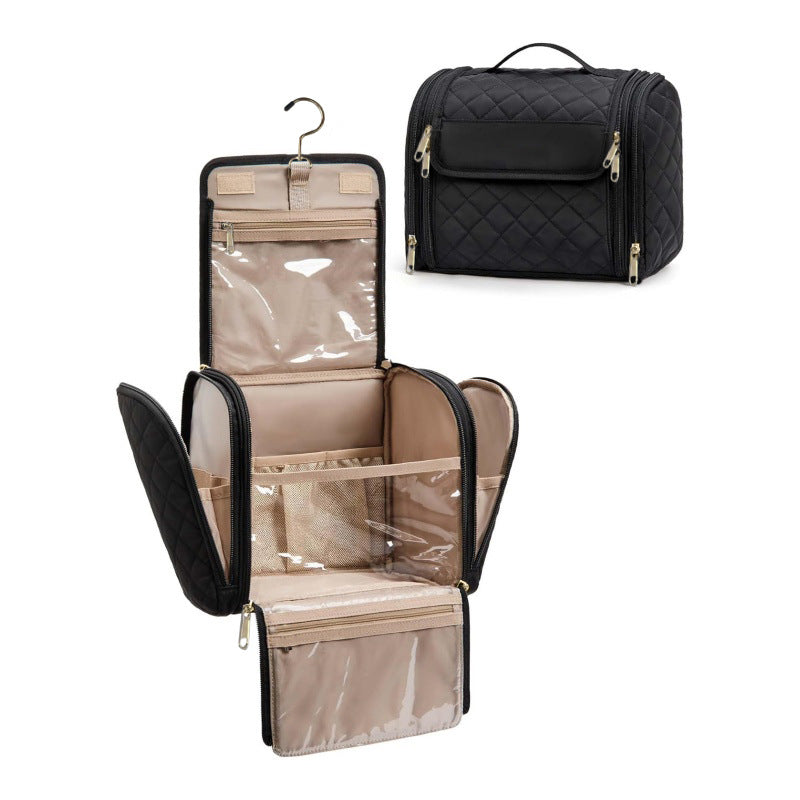 Cosmetic organizer with multiple compartments and practical hanging option Stornfield