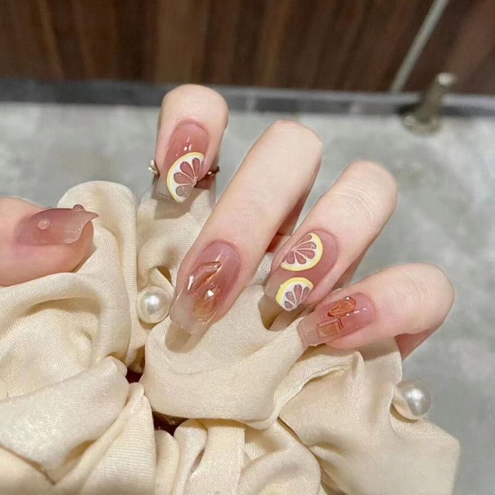 Trendy Fruit-Inspired Nail Art Kit