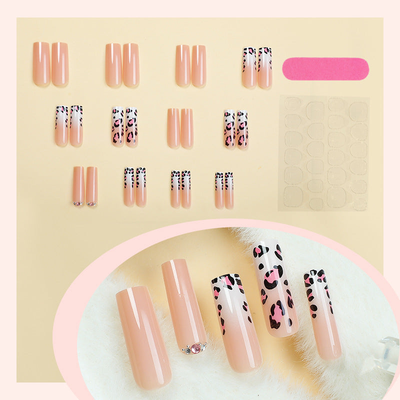 Artistic Leopard Print Press-On Nail Kit Stornfield