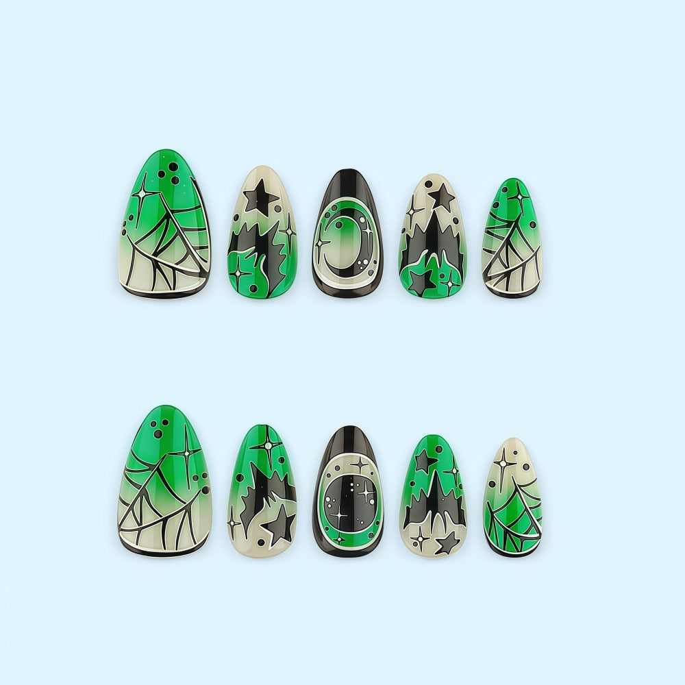 Creative Halloween Design Fake Nails Stornfield