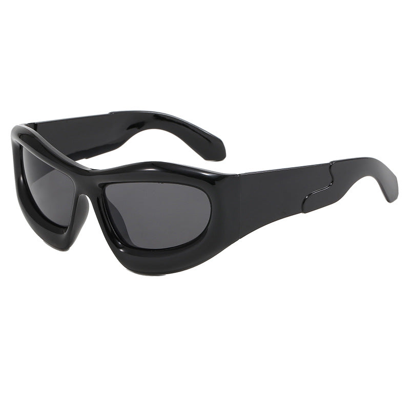 Women's Sporty Sunglasses with Robust, Geometric Frame Design Stornfield