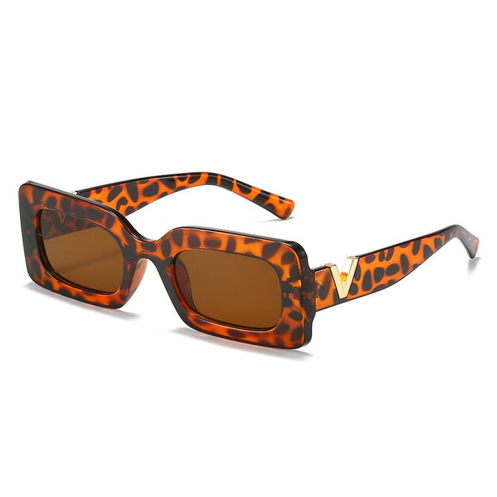 Women's fashionable square sunglasses with stylish metal embellishment Stornfield