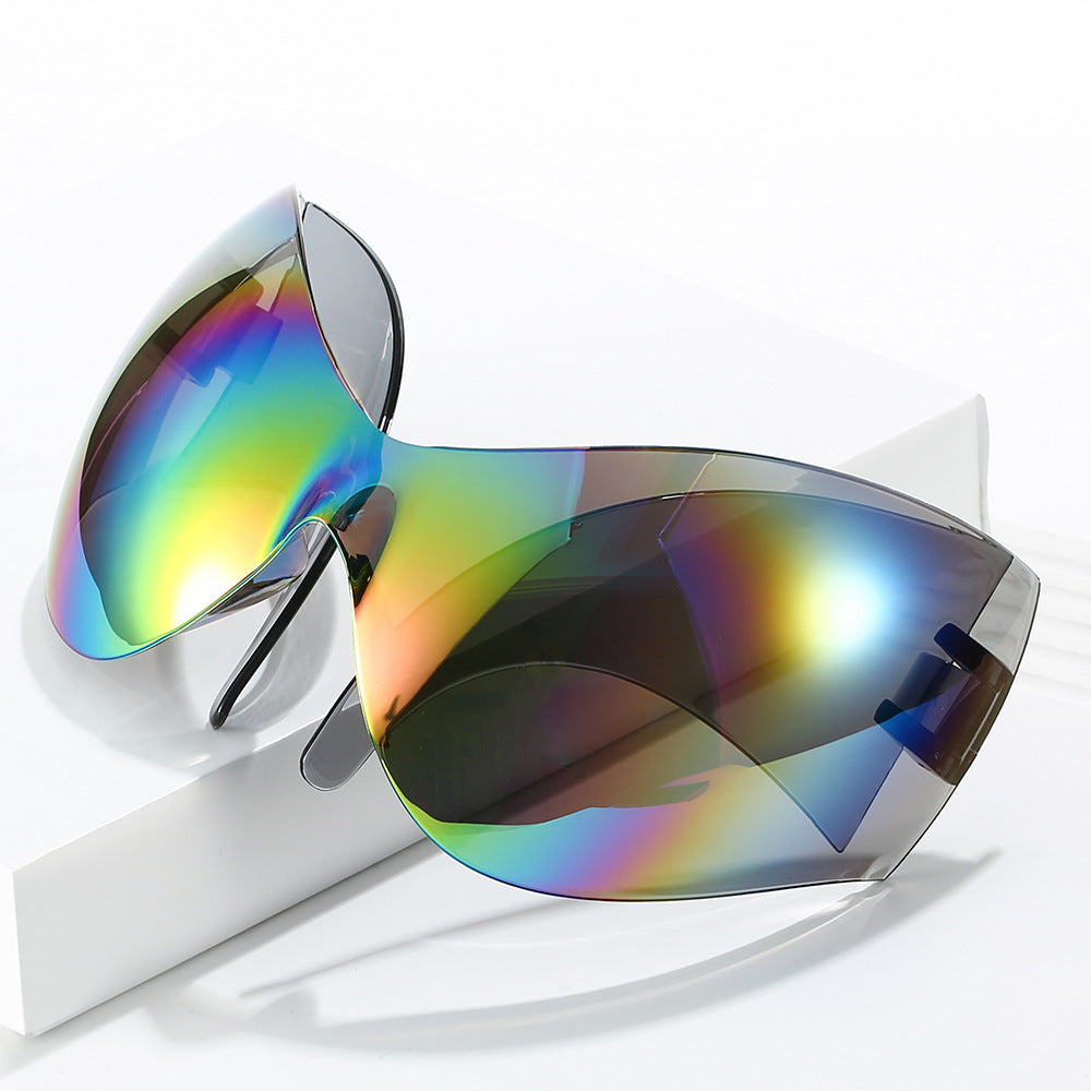 Oversized Futuristic Shield Sunglasses Stornfield