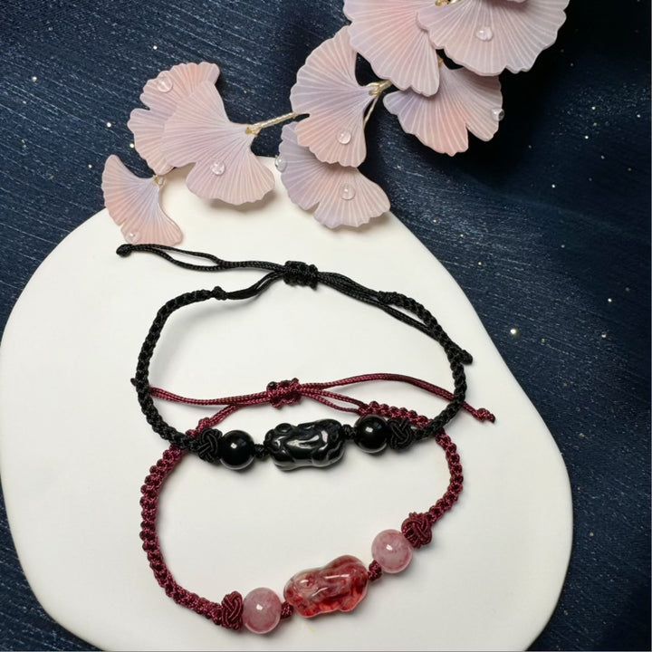 Adjustable Macrame Protective Charm Bracelet Stornfield