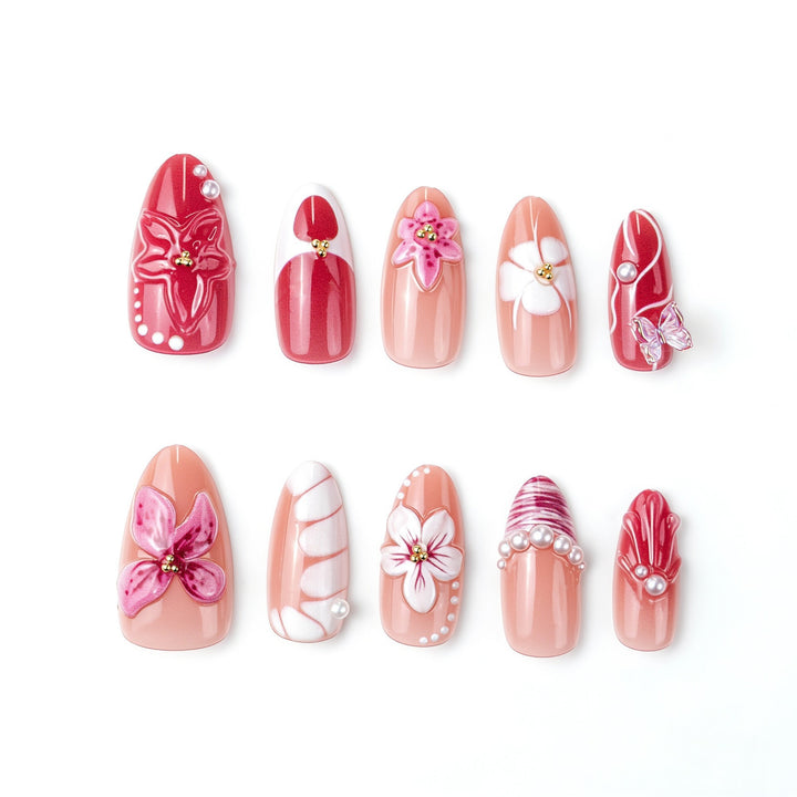 Floral Nail Art Set