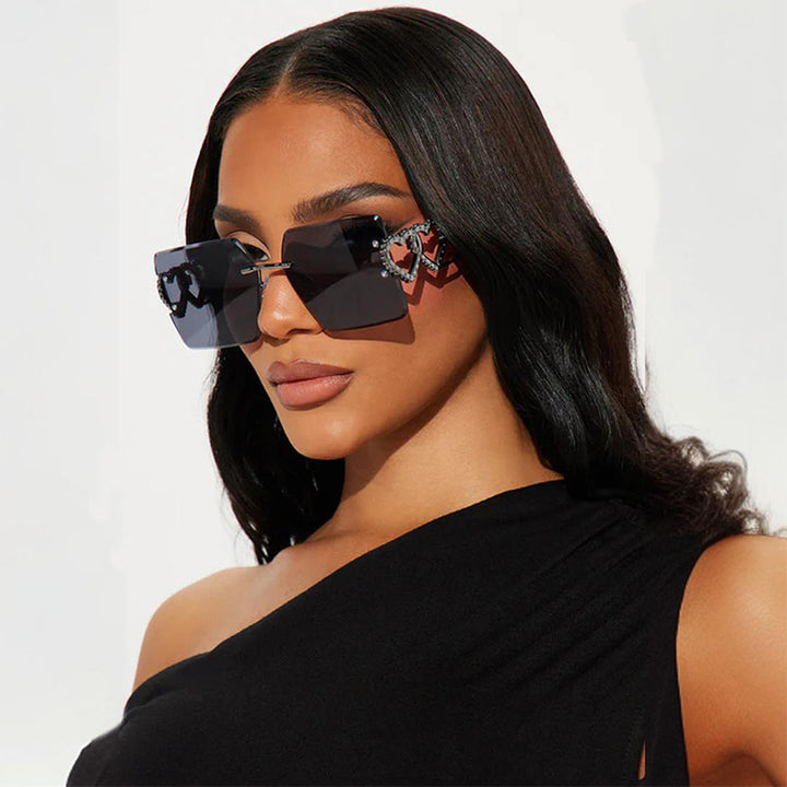 Women's fashionable sunglasses with trendy heart design Stornfield