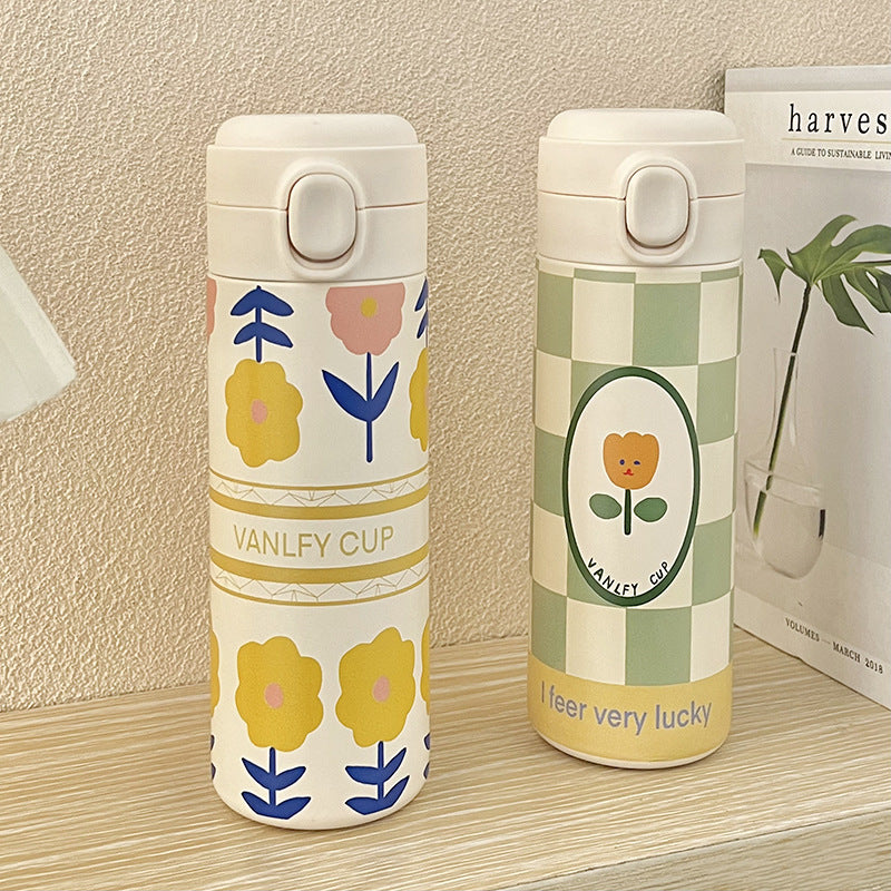 Women's Insulated Drinking Bottle with Innovative Leak Proof Stornfield