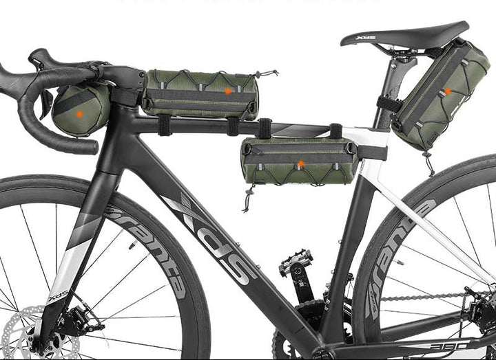 compact waterproof bicycle handlebar accessory bag Stornfield