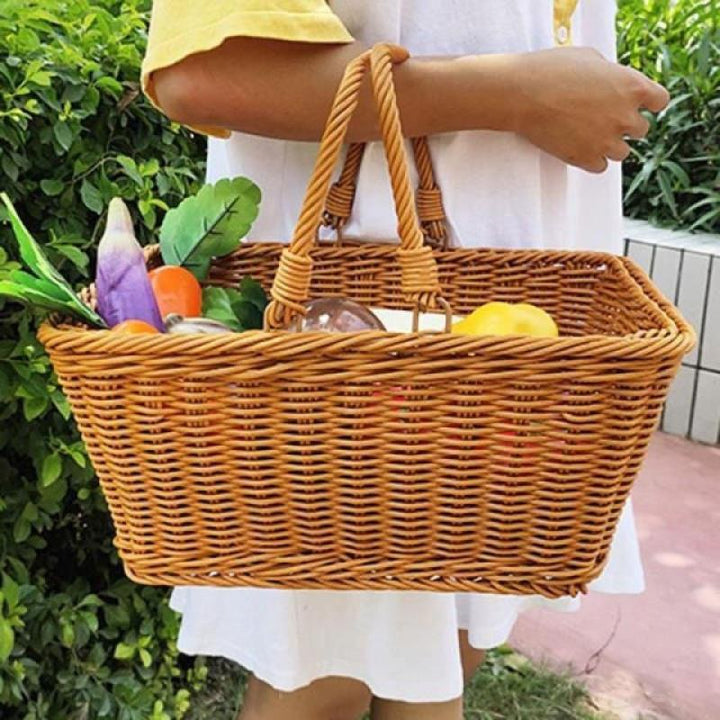 Handwoven Market Tote Stornfield