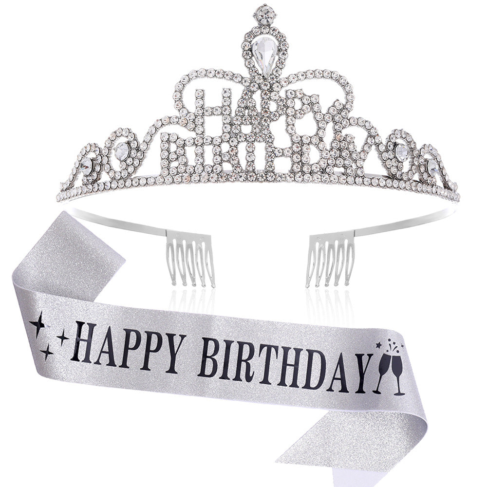 Women Funkenkrone with "Happy Birthday" lettering Stornfield