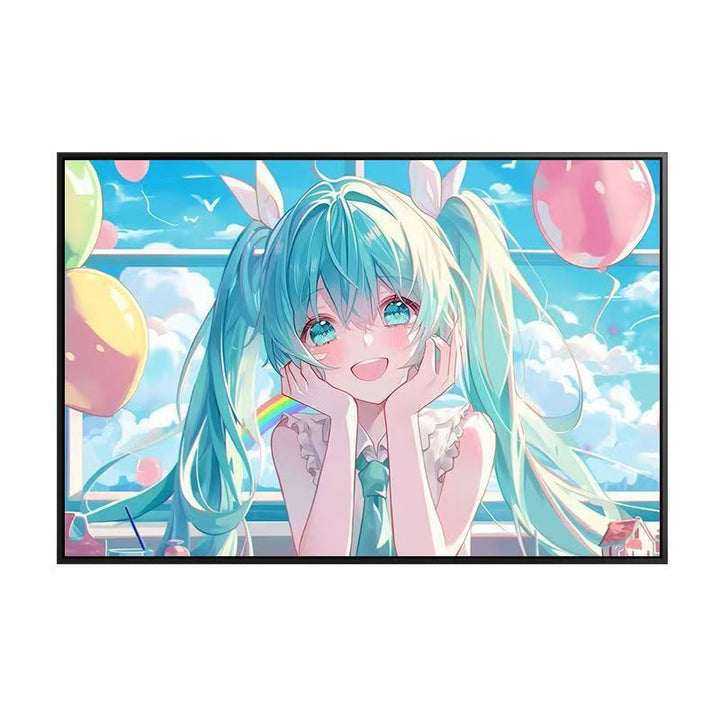 Anime-Themed Illustrated Canvas Art Print Stornfield