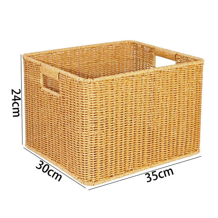 Handcrafted Natural Wicker Storage Basket Stornfield