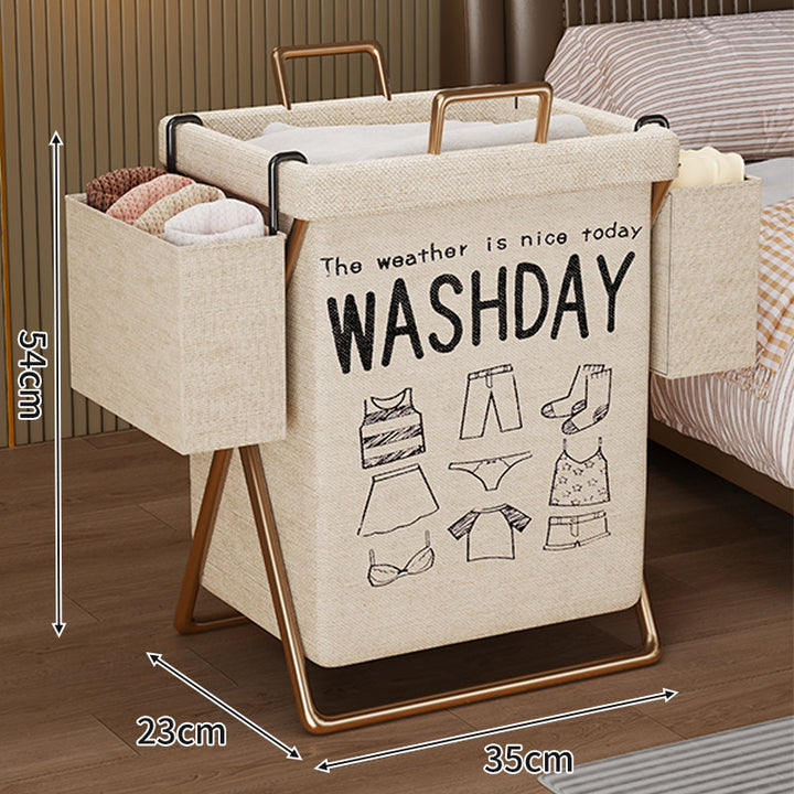 Collapsible Linen Laundry Hamper
