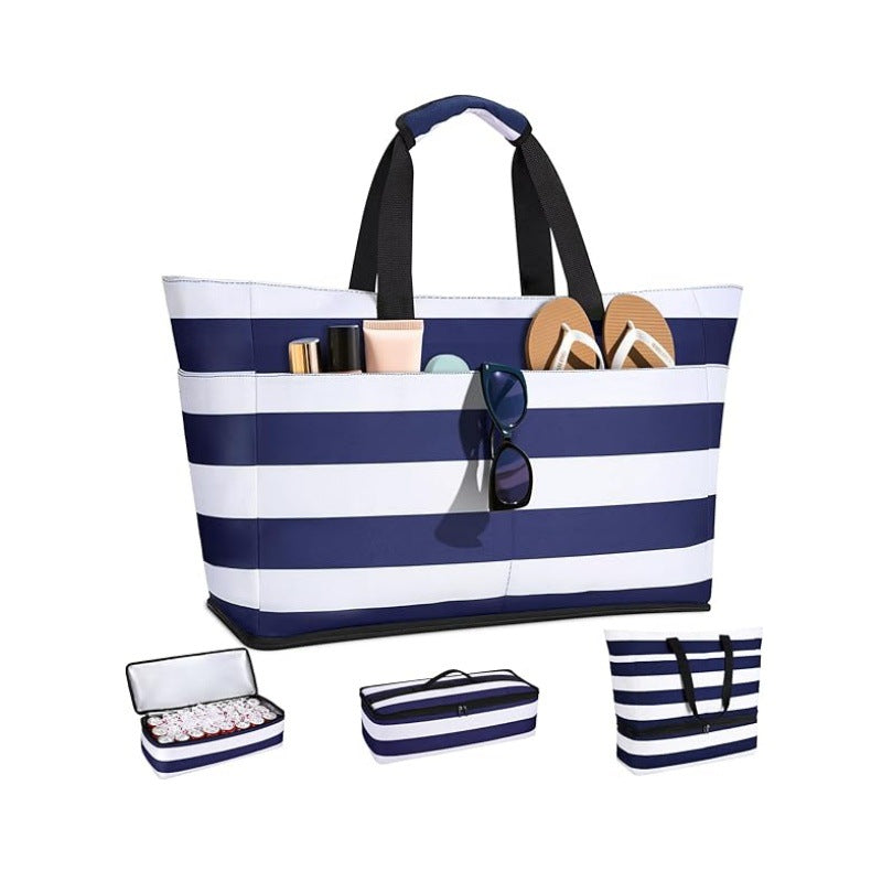 Beach bag with multiple compartments Stornfield