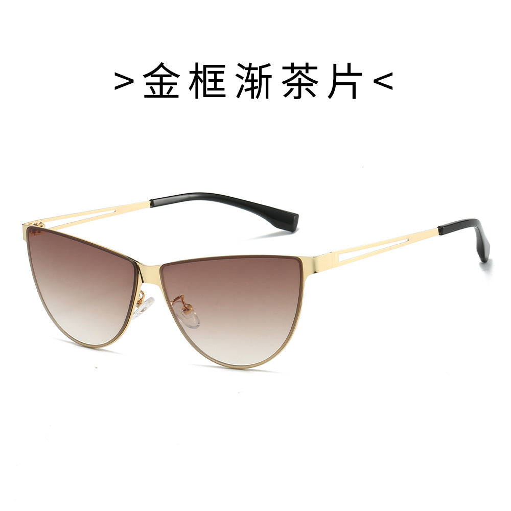 Women’s Fashion Cat-Eye Sunglasses with Elegant Metal Frame Stornfield