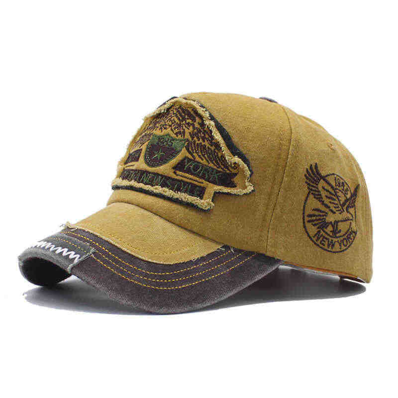 Men's Distressed Denim Cap Stornfield