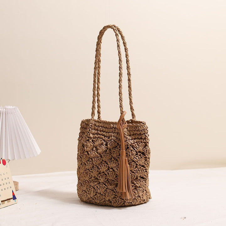 Hand-knotted macrame shoulder bag Stornfield