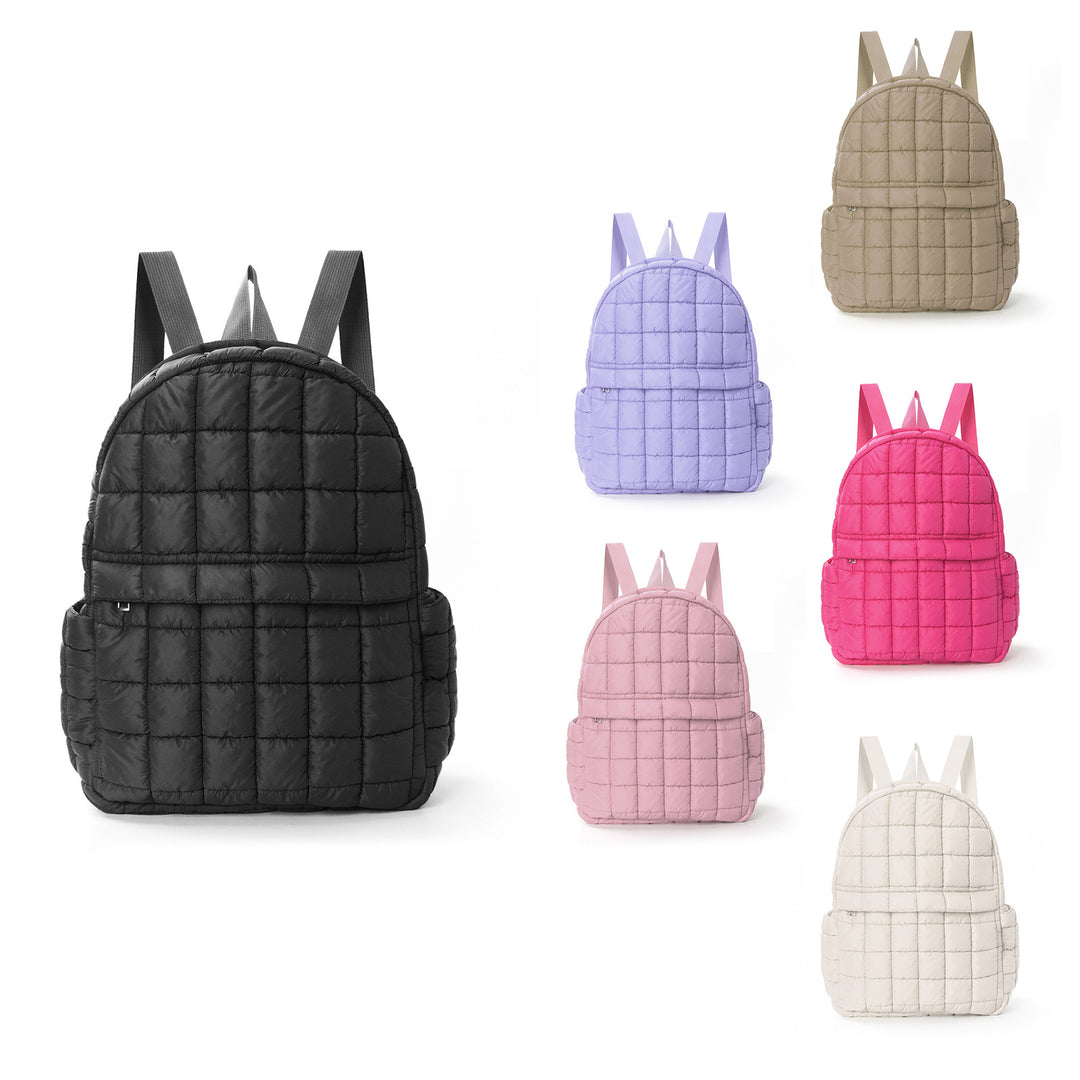Padded backpack with square design Stornfield