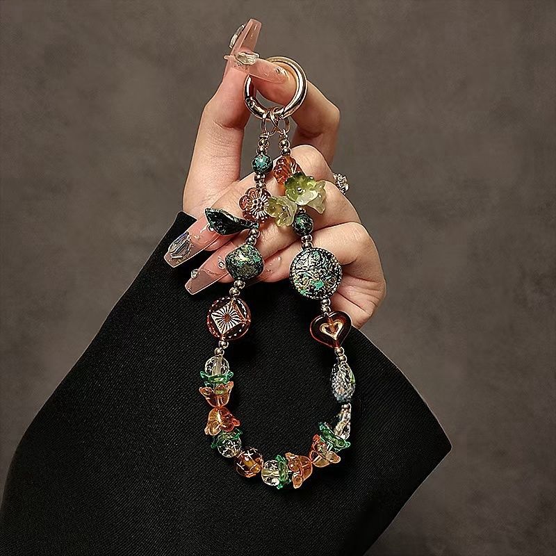 Artistic Beaded Charm Keychain Stornfield