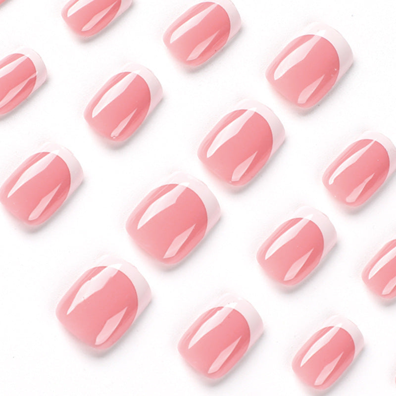 Elegant Nail Art with French Tip Design Stornfield