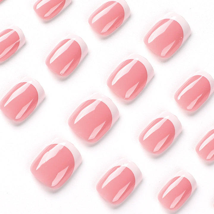 Elegant Nail Art with French Tip Design Stornfield