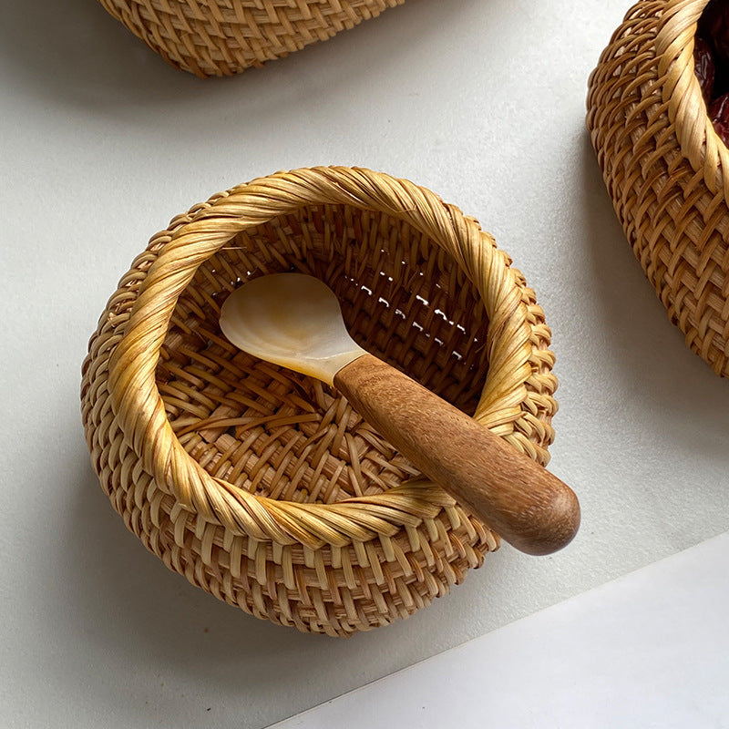 Ladies basket made of woven rattan Stornfield