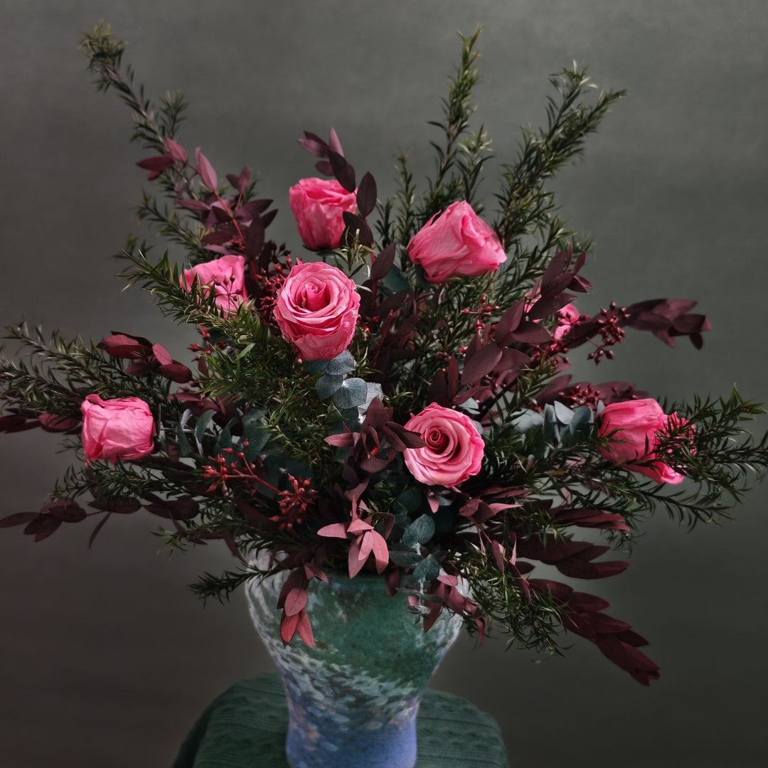 Artistic Dried Flower Bouquet Arrangement