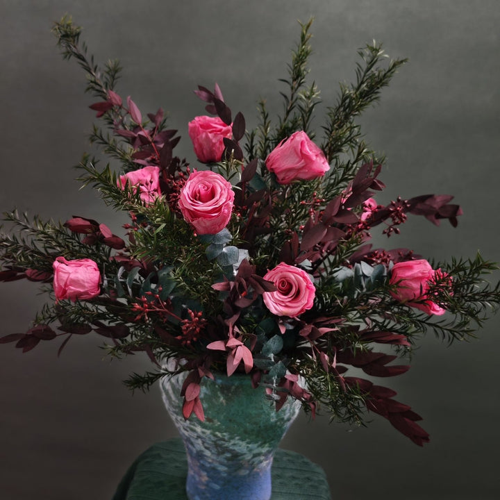 Artistic Dried Flower Bouquet Arrangement