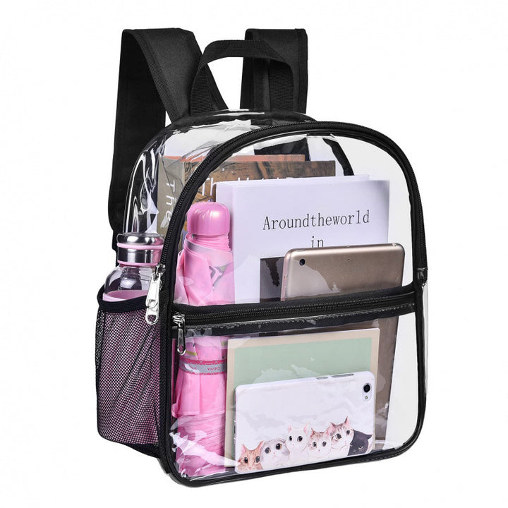 Transparent backpack bag with multiple compartments Stornfield