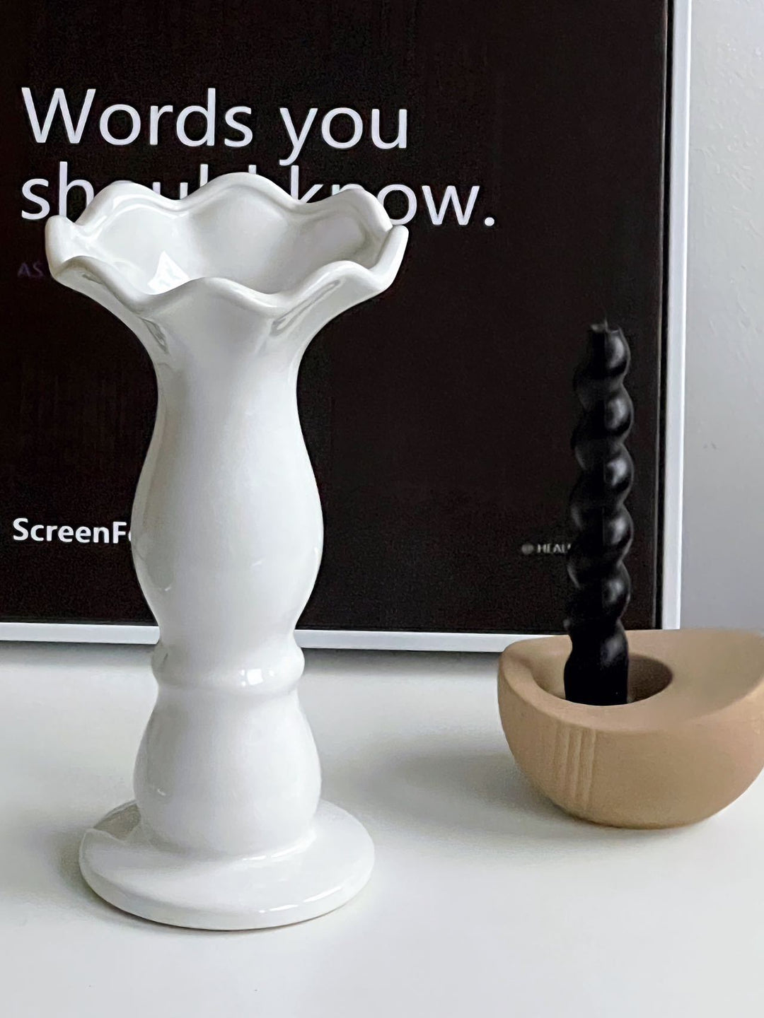 Elegant Glossy Ceramic Vase