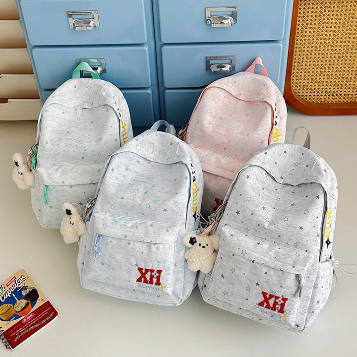 Casual Star-Embellished Backpack Stornfield 1791205546