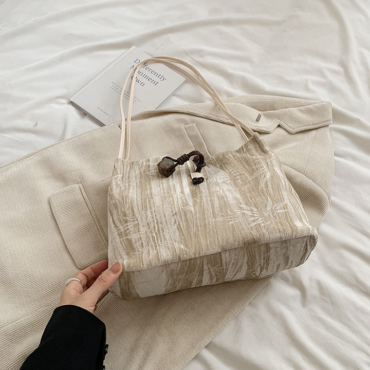 Chic Textured Handheld Tote Bag Stornfield