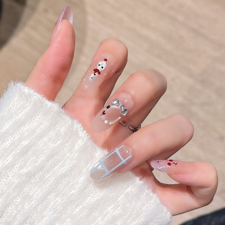 Artistic Press-On Nail Set Stornfield