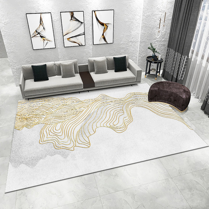 Artistic Wave Pattern Area Rug