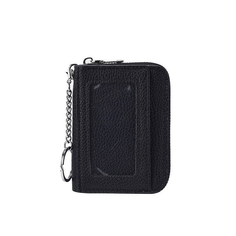 Textured  Zip Around Card Holder Stornfield