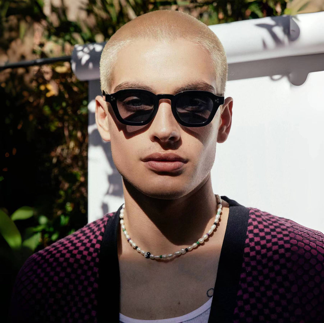 Men's Modern Geometric Frame Sunglasses Stornfield